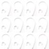 10 Pcs Black EarHook for Samsung HM6000 HM1900 HM3000 HM1600 HM1300 & 1 Free White EarHook view 1