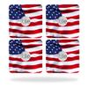 MightySkins Skin Compatible with Tile Slim Key Finder (4 Pack) wrap Cover Sticker Skins American Flag view 1