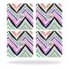 MightySkins Skin Compatible with Tile Slim Key Finder (4 Pack) wrap Cover Sticker Skins Colorful Chevron view 1