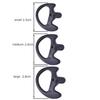 KEYBLU Universal Replacement Soft Silicone Open Ear Insert Earmould for Two Way Radio Earmold Coil Tube Audio Kits UV-5R UV-B6 BF-888S UV-B5 (Black, 5 Pair Small) view 3