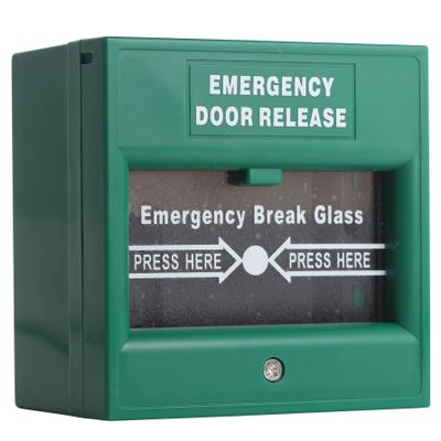 UHPPOTE Wired Security Button Hands Break Glass for Emergency Fire Alarm Exit Release