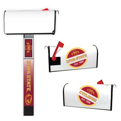 Iowa State Cyclones Magnetic Mailbox Cover 2-Pack Mailbox Post Cover Officially Licensed Collegiate Product