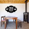 BBQ Wall Decals Stickers ID013, Black, 36 Inches view 2