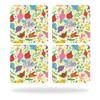 MightySkins Skin Compatible with Tile Slim Key Finder (4 Pack) wrap Cover Sticker Skins Flower Garden