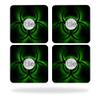 MightySkins Skin Compatible with Tile Slim Key Finder (4 Pack) wrap Cover Sticker Skins Bio Glow view 1
