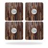 MightySkins Skin Compatible with Tile Slim Key Finder (4 Pack) wrap Cover Sticker Skins Woody