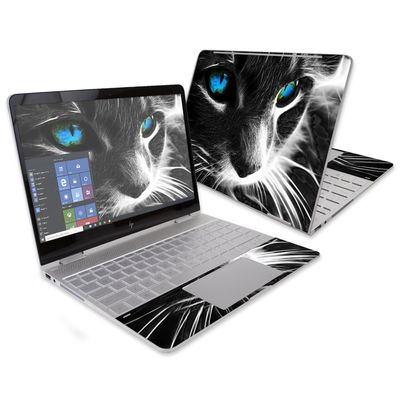 MightySkins Skin Compatible with HP Spectre x360 13" (2016) wrap Cover Sticker Skins Cat