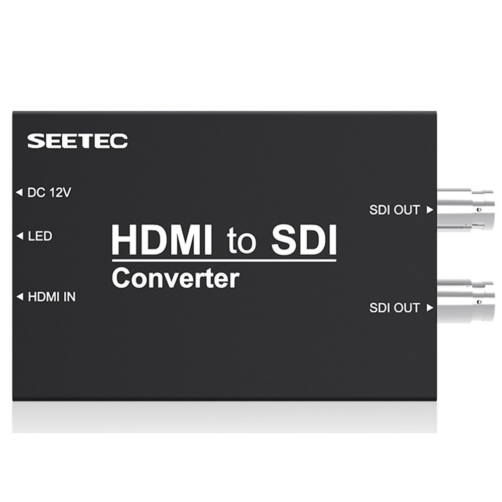 Seetec HDMI to SDI Converter HTS Portable Mini Broadcast Converters with Standard 1/4-20 Screw Threads (HDMI to SDI)