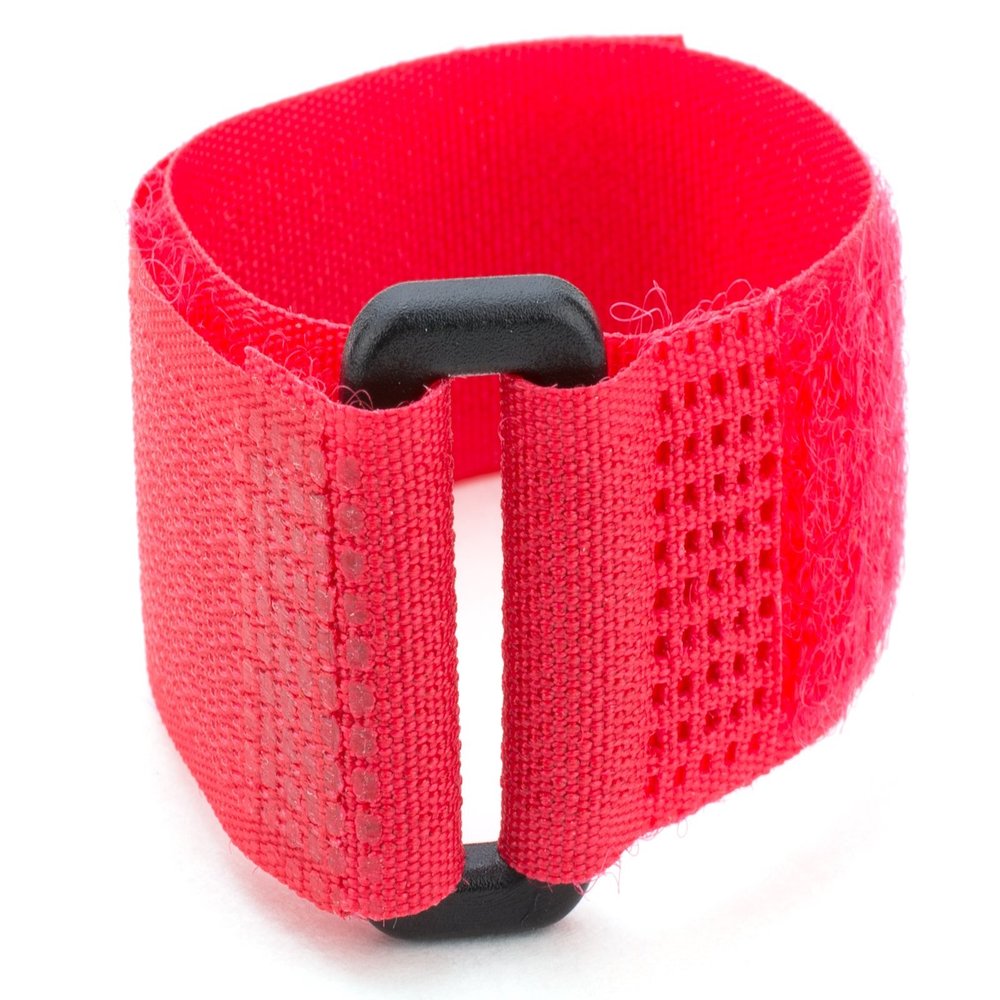 12 x 1 Inch Red Cinch Strap - 5 Pack