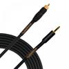 1 Ft Castline Gold RCA to 3.5 mm TS Audio Patch Cable Mogami 2549 view 1