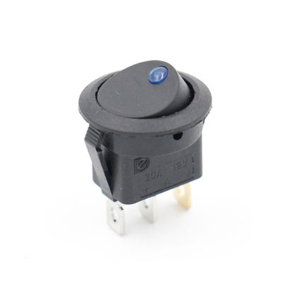 Baomain Car Truck Rocker Toggle Switch Blue Dot LED Light 12V Spst On-Off Control 10 Pack