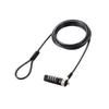 ELECOM Security Wire with 4 Digit Combination Lock ESL-38 (Japan Import) view 1