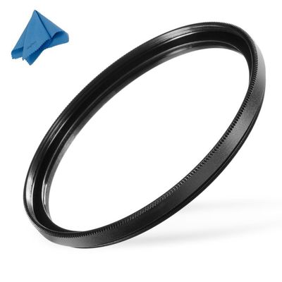 52mm UV Protection Filter (for: Canon EF 35mm f/2.0) + iSnapPhoto Microfiber Cloth
