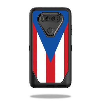 MightySkins Skin Compatible with OtterBox Defender LG V20 Case wrap Cover Sticker Skins Puerto Rican Flag