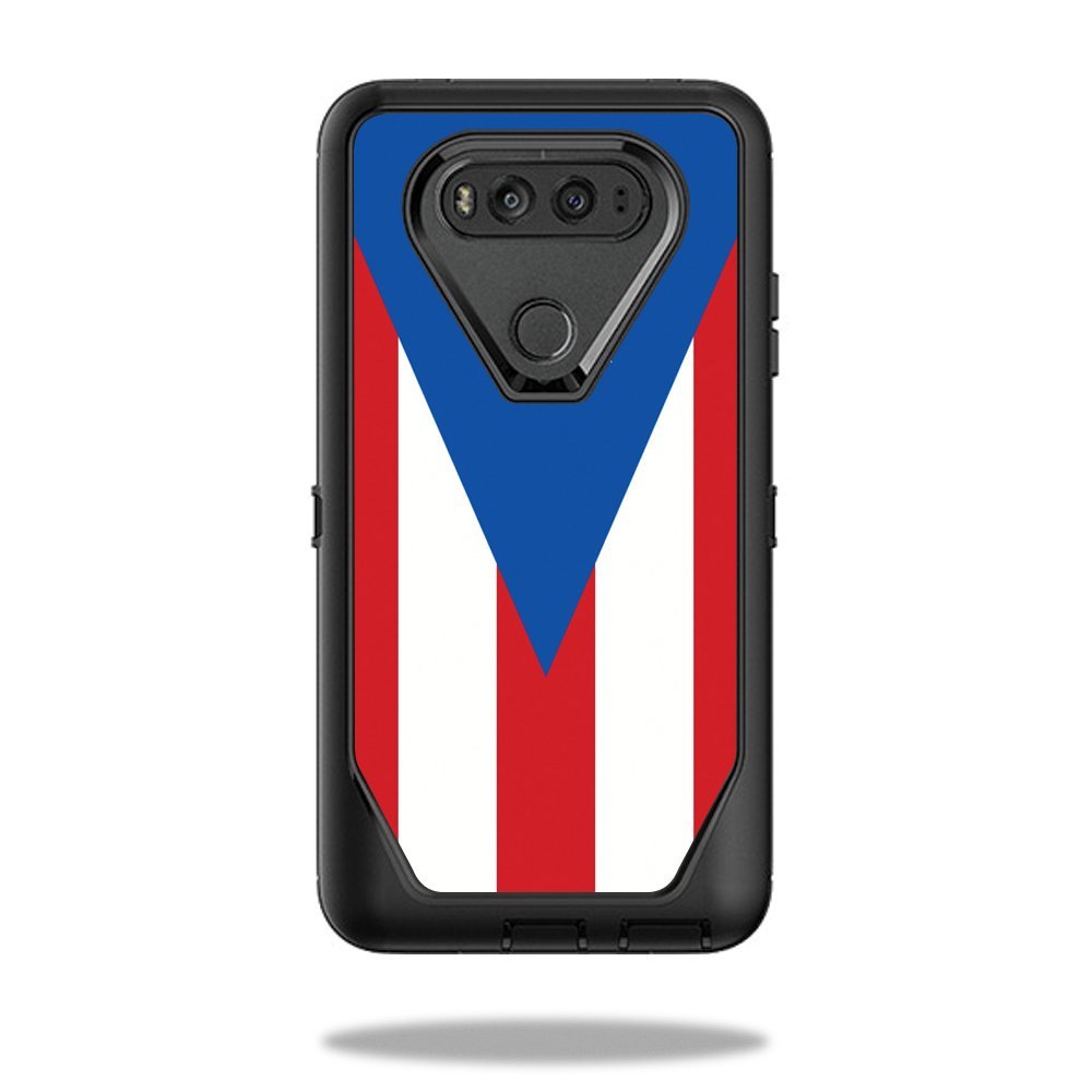 MightySkins Skin Compatible with OtterBox Defender LG V20 Case wrap Cover Sticker Skins Puerto Rican Flag