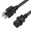 SANOXY Cables and Adapters; 2 Pack of1ft 14 AWG Universal Power Cord (IEC320 C13 to NEMA 5-15P) view 1