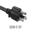 SANOXY Cables and Adapters; 2 Pack of1ft 14 AWG Universal Power Cord (IEC320 C13 to NEMA 5-15P) view 4