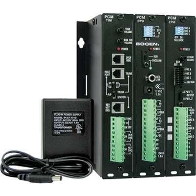 Bogen Communications PCMSYS3 3-Zone PCM Prebuilt with PCMPS2