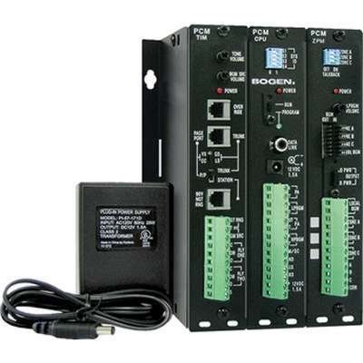 Bogen Communications PCMSYS3 3-Zone PCM Prebuilt with PCMPS2