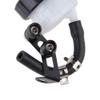 PolarLander Motorcycle CNC Plastic Straight Pipe Export Oil Cylinder with Mounting Bracket Orange view 2