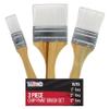 U.S. Art Supply 3 Pack of Variety Size Synthetic Bristle Paint, Chip and view 1