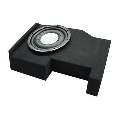 American Sound Connection HA-F124 Compatible with 2014-2018 GMC Sierra Crew Cab Flatline Series 12" Sub 800W Single 4 Ohm Sub and GM1X12-CREW14UP Single 12" Sub Box Subwoofer Enclosure