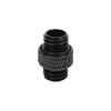 Alphacool Eiszapfen Double Nippel G1/4 Thread to G1/4 Thread Adapter Fitting, Deep Black view 2