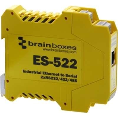 Brainboxes ES-522 ES-522 2 Port Device Server RS232/422/485 Ethernet Industrial Class