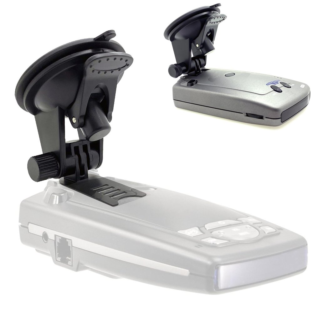 ChargerCity Hot Weather Resistant Suction Windshield Suction Cup Mount Compatible only with ES-Cort Passport 9500 8500 7500 Solo S2 S3 S4 Radar Detectors (Please Verify Compatibility in Detail)