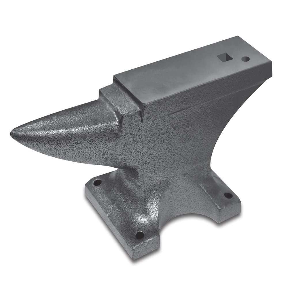 Pro Grade 25 lb Anvil Blacksmith Cast Iron Rugged 59101 Heavy Duty 20,000 PSI