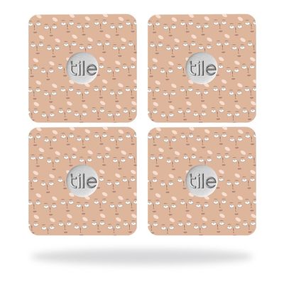 MightySkins Skin Compatible with Tile Slim Key Finder (4 Pack) wrap Cover Sticker Skins Single Punch Dude