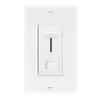 Maxxima LED Dimmer Electrical Light Switch, White 2 Pack, 3-Way/Single Pole view 3