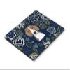 Caroline's Treasures BB5090MP Blue Flowers Beagle Mouse Pad, Hot Pad or Trivet for Home Office Gaming Working Computers Laptop Mouse Mat,Washable Large Mousepad view 1