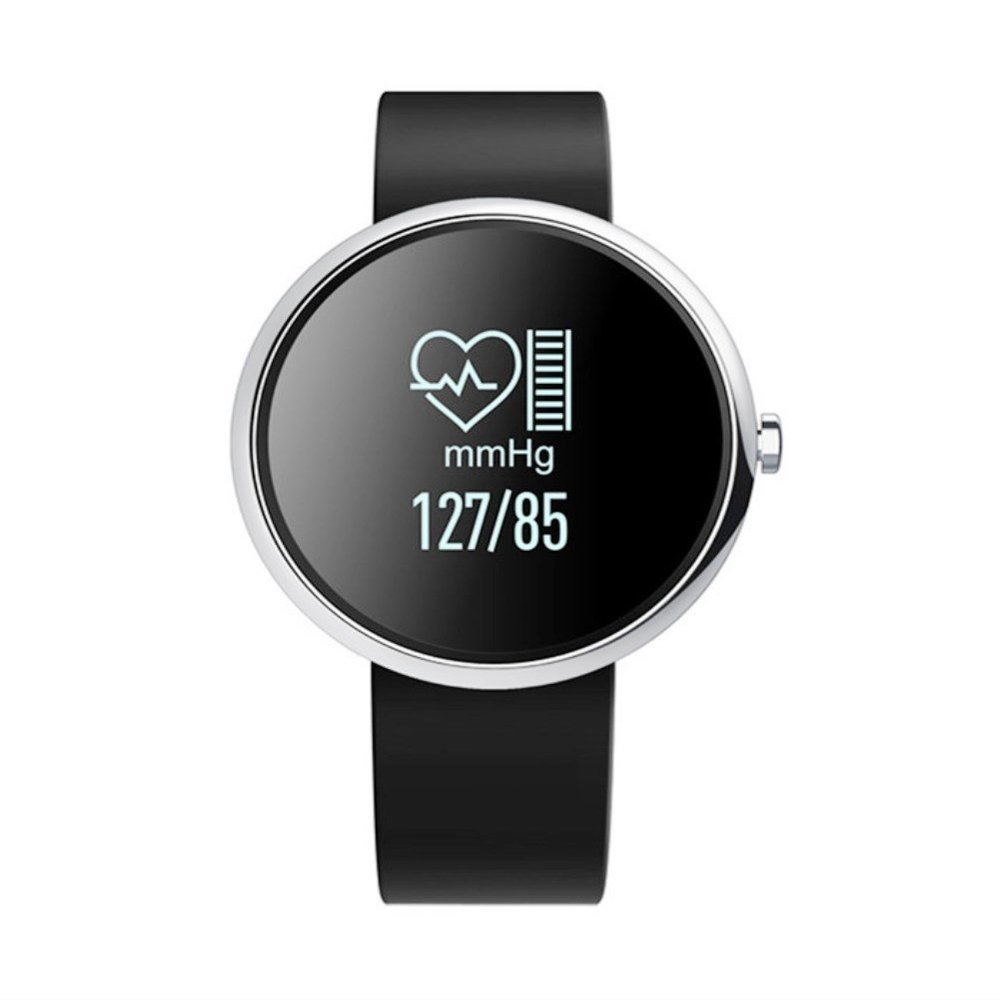LIFETIE SPORTS Sports Health Monitoring Smart Watch (Black, Silver)