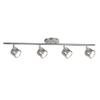 Kuzco Lyra 30in LED Track Light Brushed Nickel Diffusive view 1