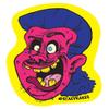 80's Mullet Man Zombie Decal - for Cars, Laptops, and More! - Use Inside or Outside - Sicks to Any Flat Smooth Surface view 1