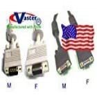 4 Ft High Speed Super VGA Monitor Video Extension Cable Male/Female with Ferrite Core