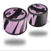 Skin Wrap Decal Set 2 Pack for Amazon Echo Dot 2 - Zebra Skin Pink (2nd Generation ONLY - Echo NOT Included) view 1