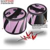 Skin Wrap Decal Set 2 Pack for Amazon Echo Dot 2 - Zebra Skin Pink (2nd Generation ONLY - Echo NOT Included) view 2