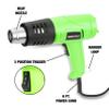OEMTOOLS 24665 Dual Temperature Heat Gun, 1200W Corded Hot Air Blower, 120V Shop Heat Gun For Vinyl Wrap, Paint, Removing Adhesives, Nuts and Bolts, Crafting, 482F/842F Heating Tool view 3