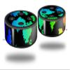 Skin Wrap Decal Set 2 Pack for Amazon Echo Dot 2 - Rainbow Leopard (2nd Generation ONLY - Echo NOT Included) view 1