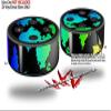 Skin Wrap Decal Set 2 Pack for Amazon Echo Dot 2 - Rainbow Leopard (2nd Generation ONLY - Echo NOT Included) view 2
