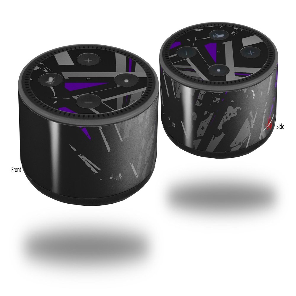 Skin Wrap Decal Set 2 Pack for Amazon Echo Dot 2 - Baja 0023 Purple (2nd Generation ONLY - Echo NOT Included)