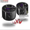 Skin Wrap Decal Set 2 Pack for Amazon Echo Dot 2 - Baja 0023 Purple (2nd Generation ONLY - Echo NOT Included) view 2