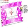 Skin Wrap Decal Set 2 Pack for Amazon Echo Dot 2 - Skull and Crossbones Pattern Pink (2nd Generation ONLY - Echo NOT Included) view 3