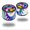 Skin Wrap Decal Set 2 Pack for Amazon Echo Dot 2 - Cover (2nd Generation ONLY - Echo NOT Included) view 1