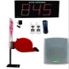Alzatex Voice Announce 2-Remote Wireless Take-a-Number System w/ 3-Digit Ticket Number for Waiting Line Management view 1