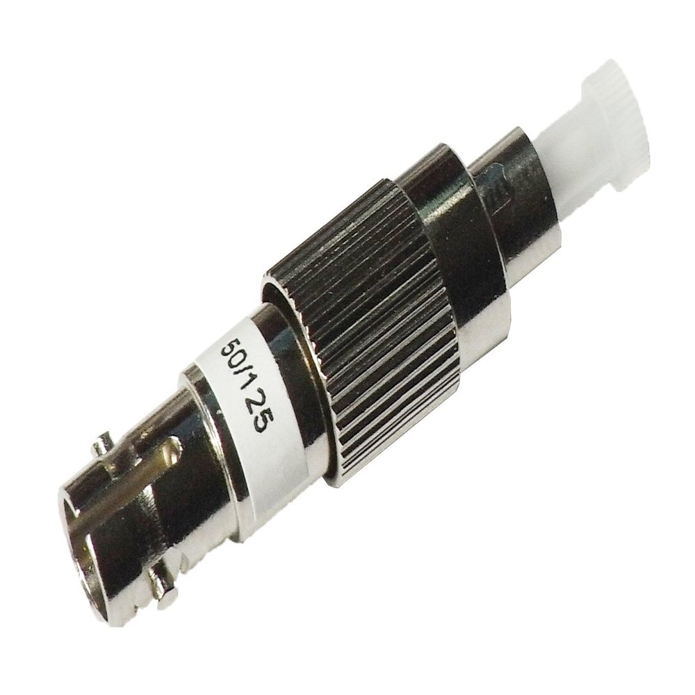 Ultra Spec - FC-Male to ST-Female Hybrid Fiber Adapter - Multimode (50/125) - Simplex - Metal