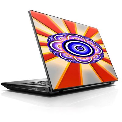 15 15.6 inch Laptop Notebook Skin Vinyl Sticker Cover Decal Fits 13.3" 14" 15.6" 16" HP Lenovo Apple Mac Dell Compaq Asus Acer/Mandala on Sun