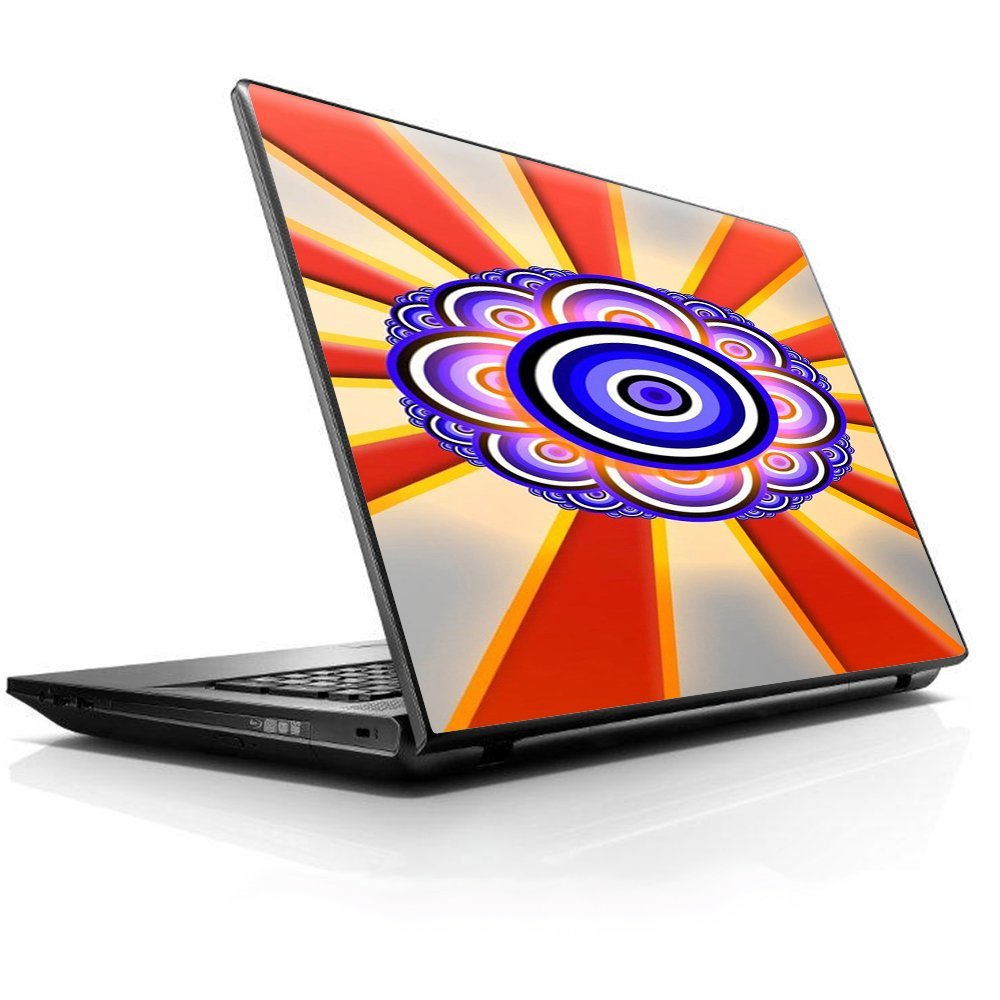 15 15.6 inch Laptop Notebook Skin Vinyl Sticker Cover Decal Fits 13.3" 14" 15.6" 16" HP Lenovo Apple Mac Dell Compaq Asus Acer/Mandala on Sun